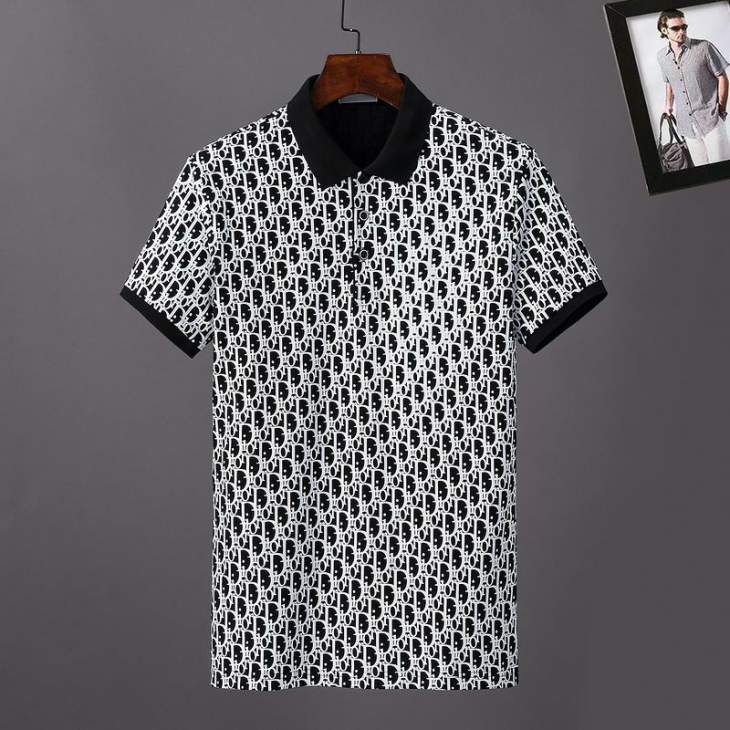 Picture of Dior Polo Shirts Short _SKUDiorM-3XL8qx218328493